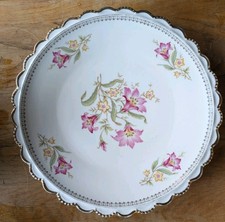 Schöne Tortenplatte Art Deco mit Blumen von Winterling Ø  31,5  cm