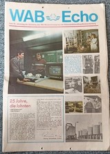DDR Zeitung Zeitschrift 1989 25.Jahre VEB Wasserversorgung Bezirk Neubrandenburg