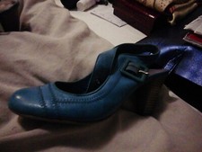 Laura Conte Leder Pumps 36 Türkis