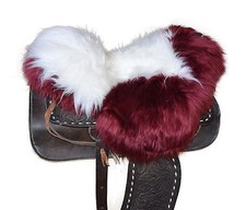 Lammfell Sattelbezug