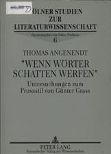Wenn wörter schatten - «wenn,