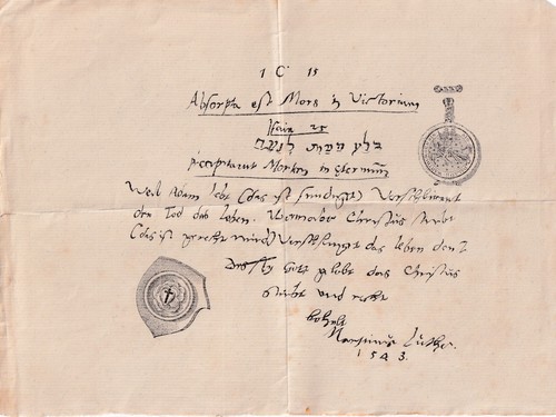 Briefe von martin - (, )von