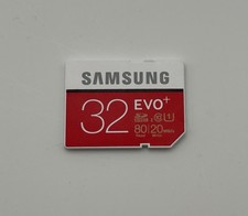 Samsung EVO+ 32GB CID änderbar MB-SC32D SDHC SD Speicherkarte