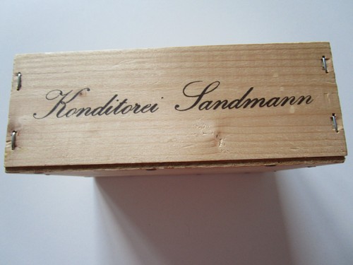 Kleine holzkiste aus dem - kleine,