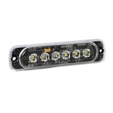 MULTIFUNKTIONALES STROBO-LICHT MIT 6 LEDS 12V 24V WEISS Für INDUSTRIEFAHRZEUGE