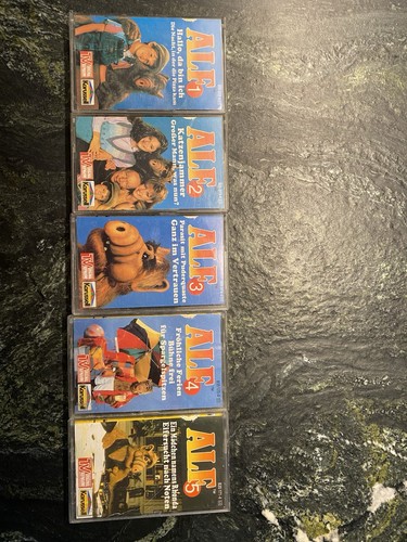 Alf kassetten hörspiel - kassetten, 1-5