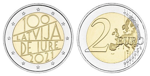 Euro lettland 2021 - 1x, 2