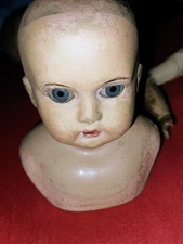 antiker Puppenkopf Materialmix
