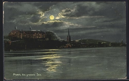 Mondschein plön am - plön,,