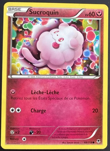 Pokemon karte sucroquin 119 - pokemon,