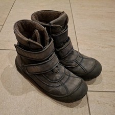 Lederschuhe Gefüttert 31 Grau Bisgaard Winterstiefel Boots 