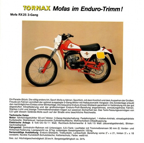 Tornax mofa rx25 - p, +