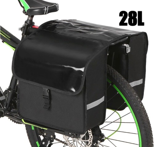 Double bike pannier - double, rack