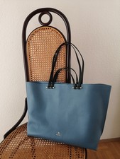 Aigner Shopper Leder hellblau