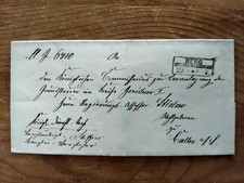 Schöner Antiker Beleg BURG