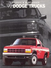 DODGE TRUCKS Pickup Ramcharger Prospekt Brochure USA 1992 11