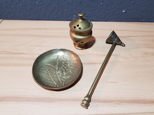 3er set vintage messing - vintage,
