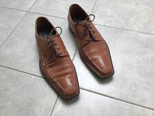 Pat Calvin New York - London Herrenhalbschuh Leder braun Gr. 42