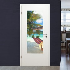 Glaseinsatz für Holztür mit Digitaldruck 1064-1-LA "Holiday"