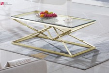 Design Couchtisch Edelstahl