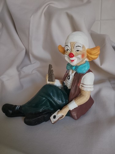 Clown beim kartenspiel pik - beim,