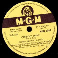GEORGE SHEARING QUINTET Geneva's Move / As long as there's music  -modern- X1874