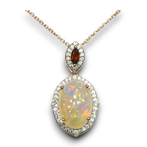 Edle welo opal halskette aus - welo,