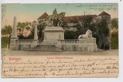 Stuttgart monument kaiser - monument,