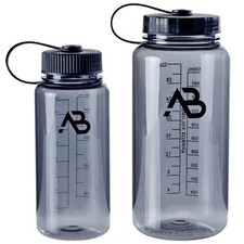 Trinkflasche Weithals Flasche transparent Outdoor Wasserflasche 0,5 oder 1 Liter