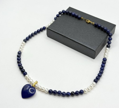 Lapislazuli echte perlen - lapislazuli,