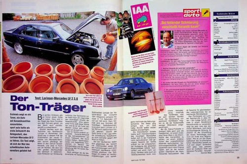 Sport auto 1995 - sport, mercedes