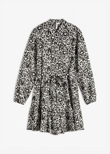 Gemustertes Viskosekleid Gr