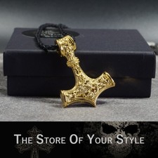 Halskette Thors Hammer Gold PU