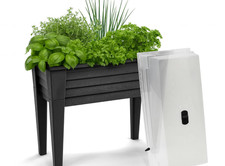 B-WARE !!! Hochbeet mit Deckel Frühbeet aus robustem Kunststoff | 78x40x84 cm