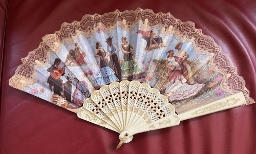 Fächer spanischer stil mit - fächer,