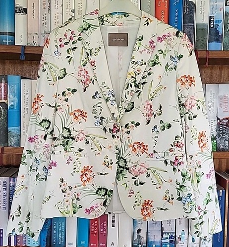 Orsay blazer jacke blumen - 38,