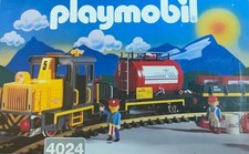 Playmobil Eisenbahn Starterset 4024 in OVP top LGB Diesellok Vulkane