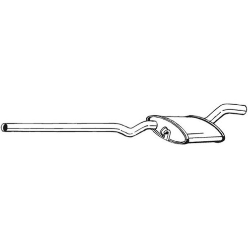 Mittelschalldämpfer bosal - mittelschalldämpfer,