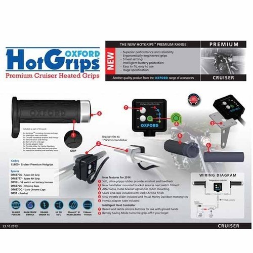 Oxford heizgriffe cruiser - heizgriffe, /