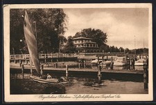 Ansichtskarte Potsdam, Regattahaus, Luftschiffhafen am Templiner See 