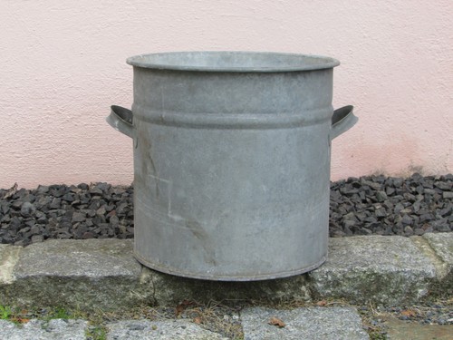 Alter zinkkübel zinktopf - alter,