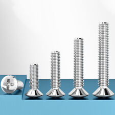 304 Edelstahl Kreuzschlitz Senker Flachkopf Schrauben M2 M2.5 M3 M4 M5 M6 M8 M10