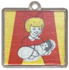 Geschenk TELEVIZAZ 3D Fernseher Kaugummi PAM PAM Israel, 50er Jahre