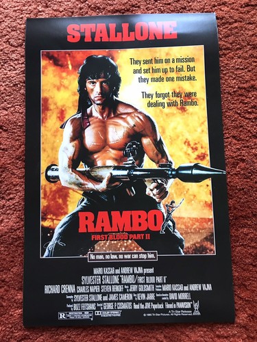 Rambo filmplakat poster - 2,