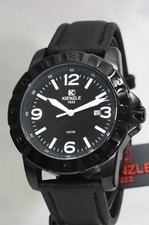 KIENZLE Herrenuhr Schwarzes Armband Wasser abweisend 10BarW.R.