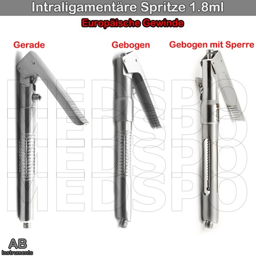 Intraligamentäre spritze 8 - spritze, 1,8