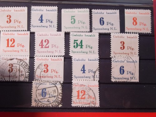 Lot briefmarken spremberg - briefmarken,