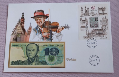 Banknotenbrief polen 10 - banknotenbrief,