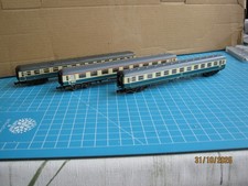 Arnold 3202 - Personenwagen Abteilwagen der DB beige-türkis - OVP Spur N #292