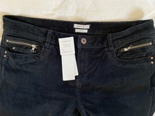 Esprit Samt Hose schwarz Gr